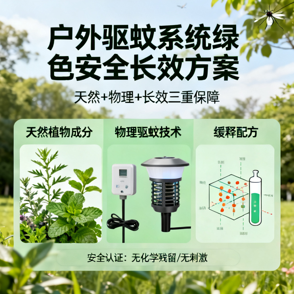 户外驱蚊新标杆：绿色安全长效的智能喷雾系统